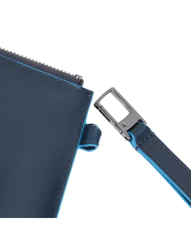 Piquadro Blue Square Small Leather...