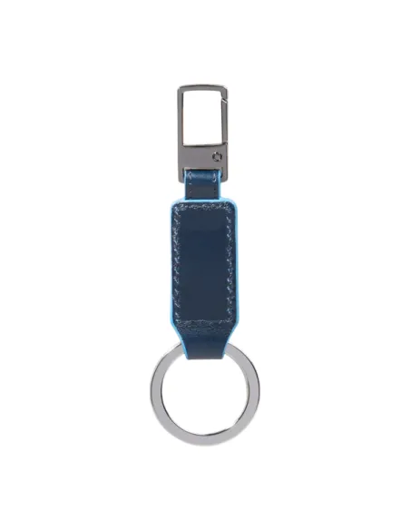 Piquadro keyring carabiner, blue