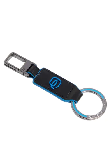 Piquadro keyring carabiner, black