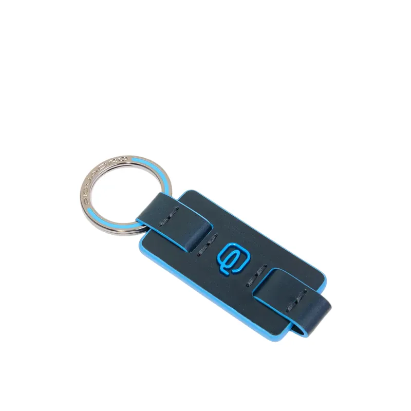 Men's key chain, blue