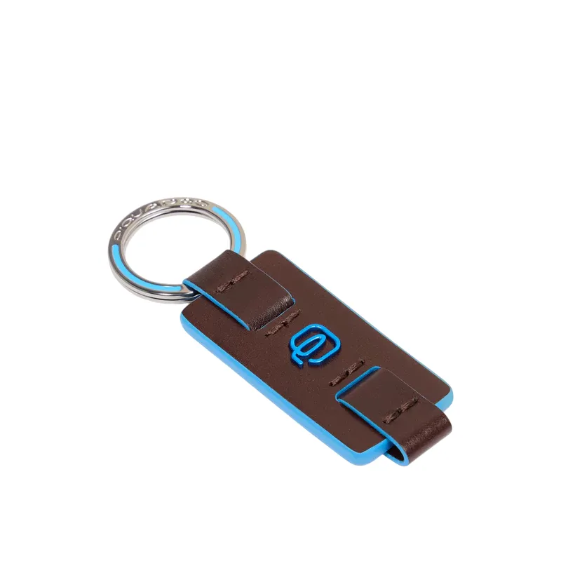 Men's key chain, dark brown