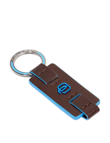 Men's key chain, dark brown