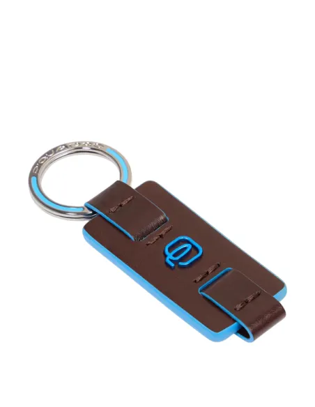 Men's key chain, dark brown