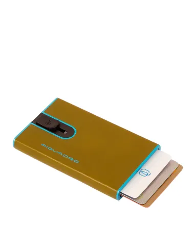 Piquadro Blue Square Credit card case...