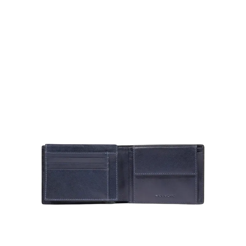Piquadro Philip Men's Wallet with RFID and Coin Pocket, blue 2