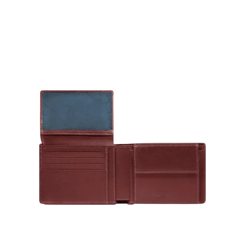 Piquadro Philip Men's Wallet with RFID and Coin Pocket,...