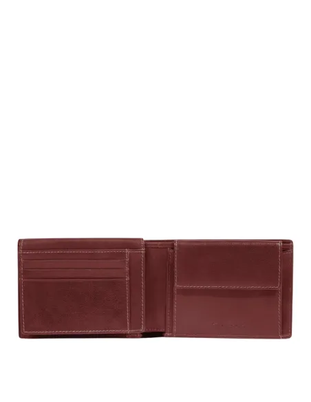 Piquadro Philip Men's Wallet with RFID and Coin Pocket, brown