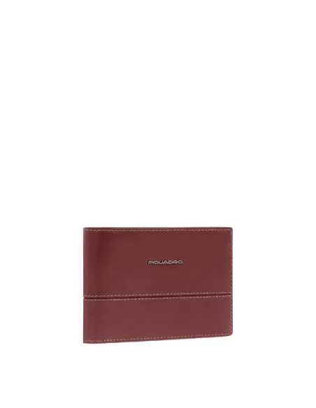 Piquadro Philip Men's Wallet with RFID and Coin Pocket, brown
