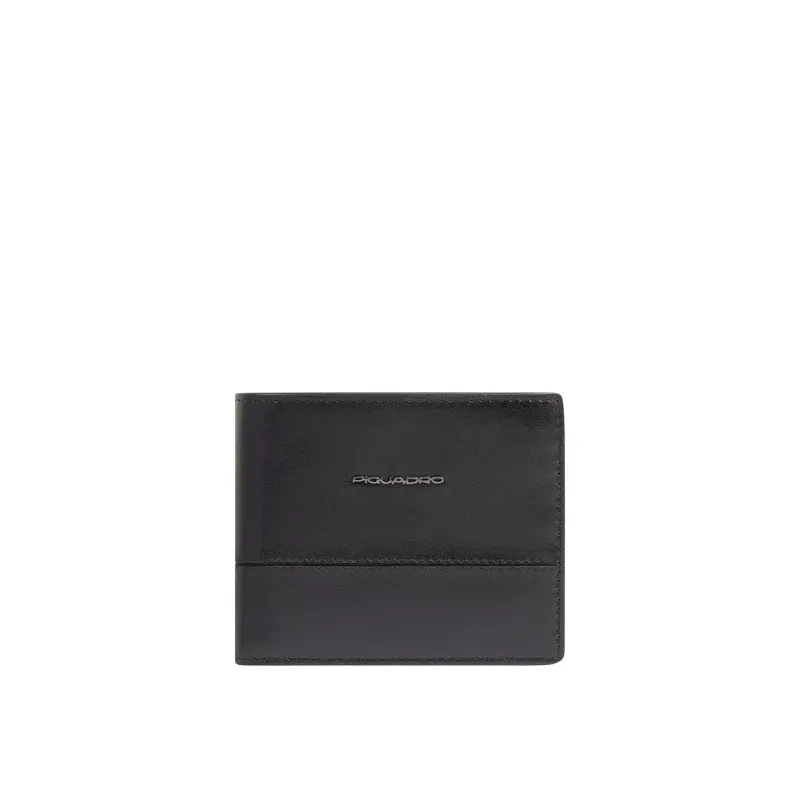 Piquadro Philip Men's Compact Leather Wallet with RFID,... 2