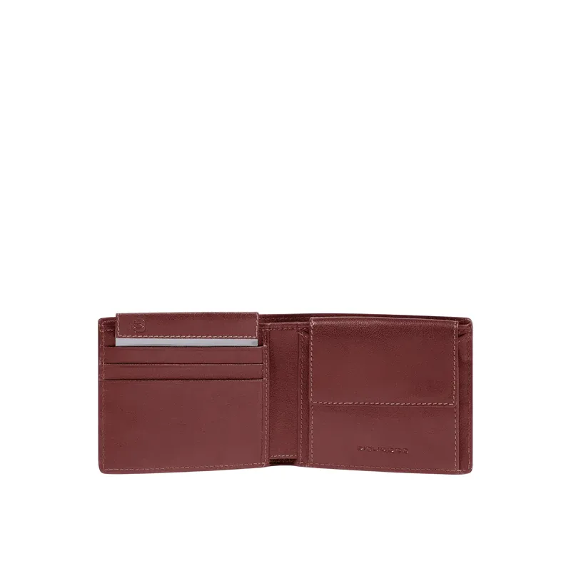 Piquadro Philip Men's Compact Leather Wallet with RFID,...