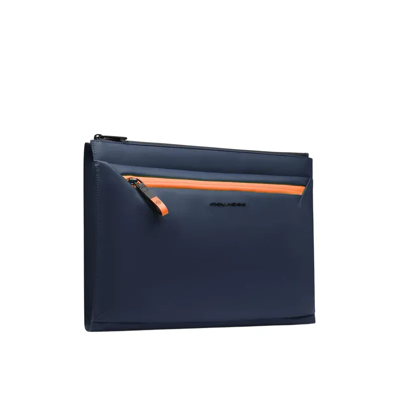 Piquadro C2OW iPad®Pro 12.9 wasserdichte Stofftasche, blau 2