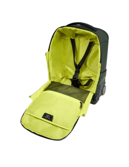 Zaino Trolley cabina da sotto sedile con porta pc Piquadro C2OW, verde