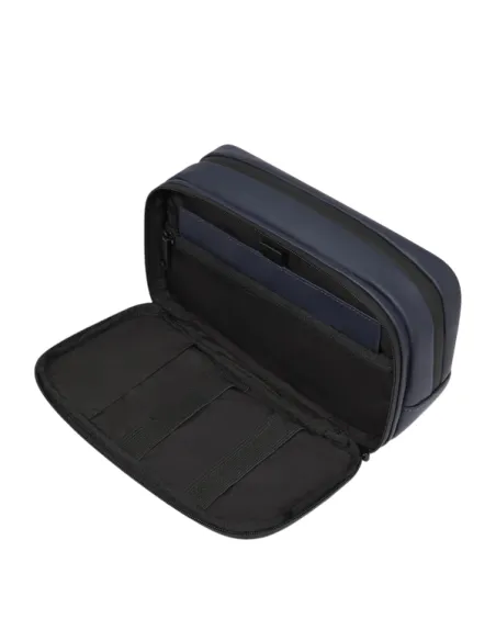 Piquadro C2OW waterproof fabric beauty case, blue