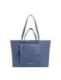 Piquadro Circle women's shopping bag with two handles, blue