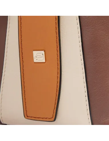 Borsa donna in pelle con due manici...