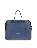 Piquadro Circle Computer and iPad® portfolio briefcase, sea blue