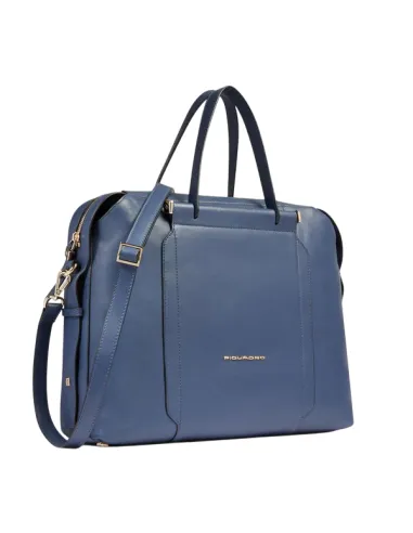 Borsa donna in pelle con due manici...