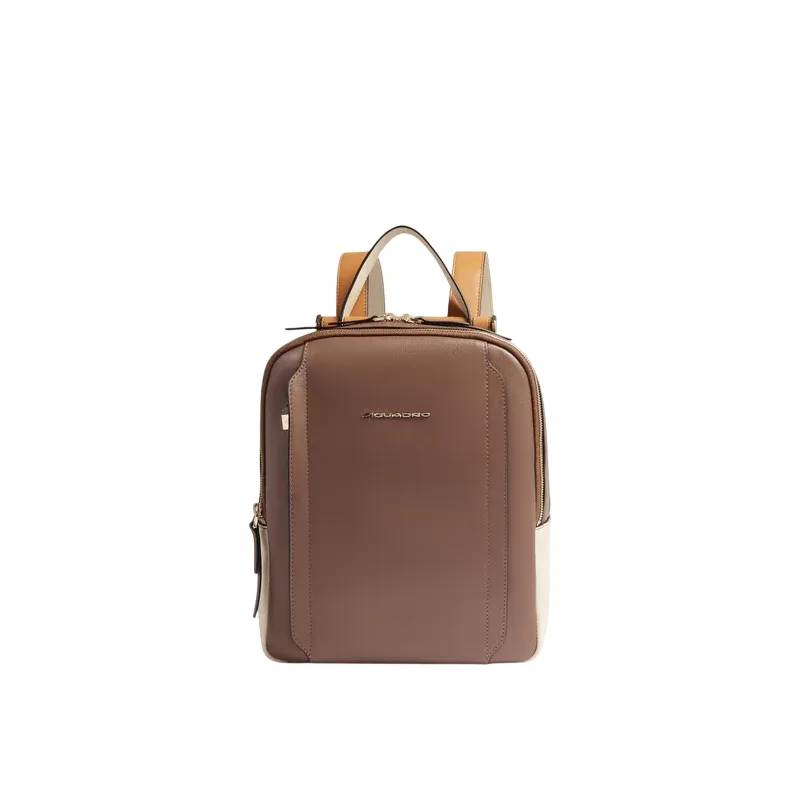 Zaino donna porta iPad® Pro12.9" PQ Circle, marrone-beige