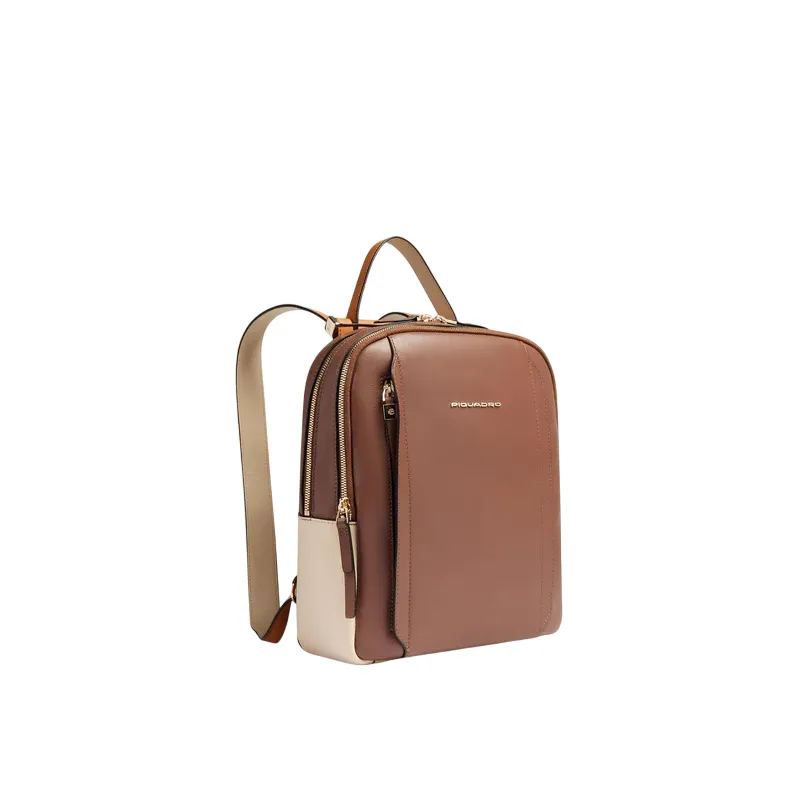 Women's iPad®Pro12.9" backpack PQ Circle, brown-beige 2