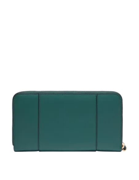 Portafogli donna con cerniera Piquadro Circle, ottanio-avio