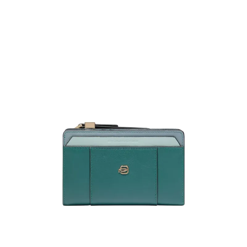 Piquadro Circle Damen Portemonnaie mittelgroß aus Leder...