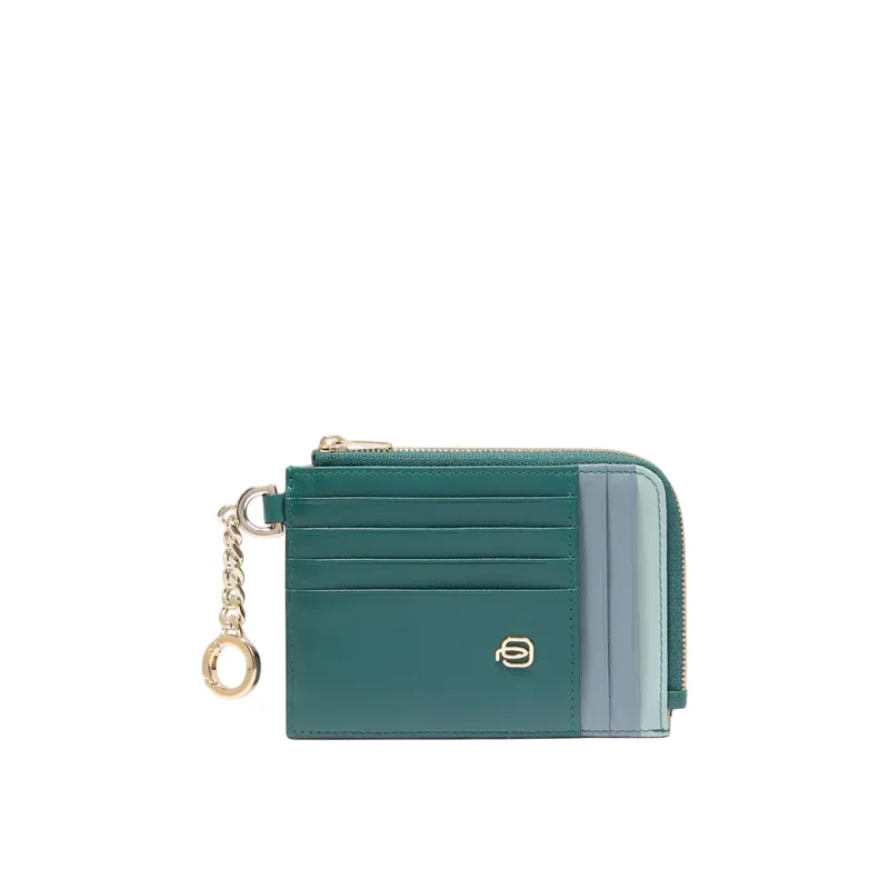 Bustina porta carte di credito con porta chiavi Piquadro...
