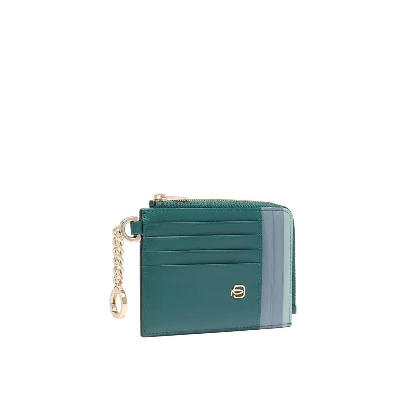 Bustina porta carte di credito con porta chiavi Piquadro... 2