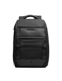 Piquadro Hex Modular Travel Backpack with 3 Compartments and Laptop Sleeve, black