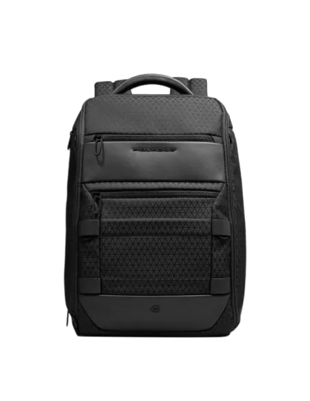 Zaino da viaggio modulare porta pc 15,6 Piquadro Hex, nero