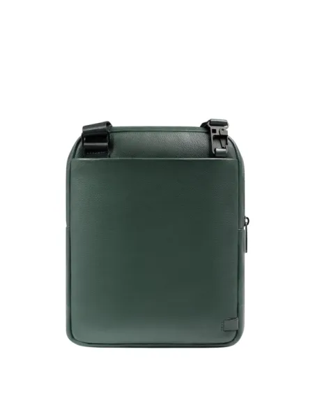 Borsello per iPad ® 11 in pelle Piquadro Russel, verde