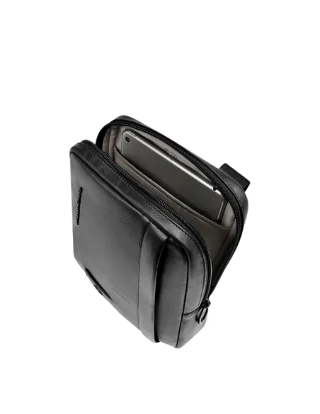 Borsello uomo Piccolo iPad®Mini in pelle Piquadro, nero