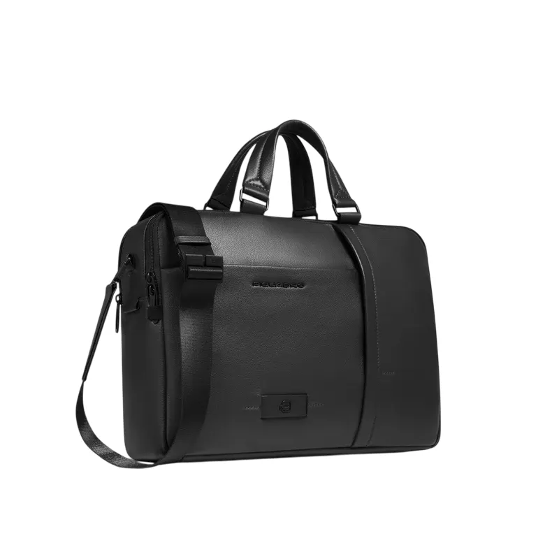 Piquadro Russel Laptoptasche aus Leder 15,6" mit RFID und... 2