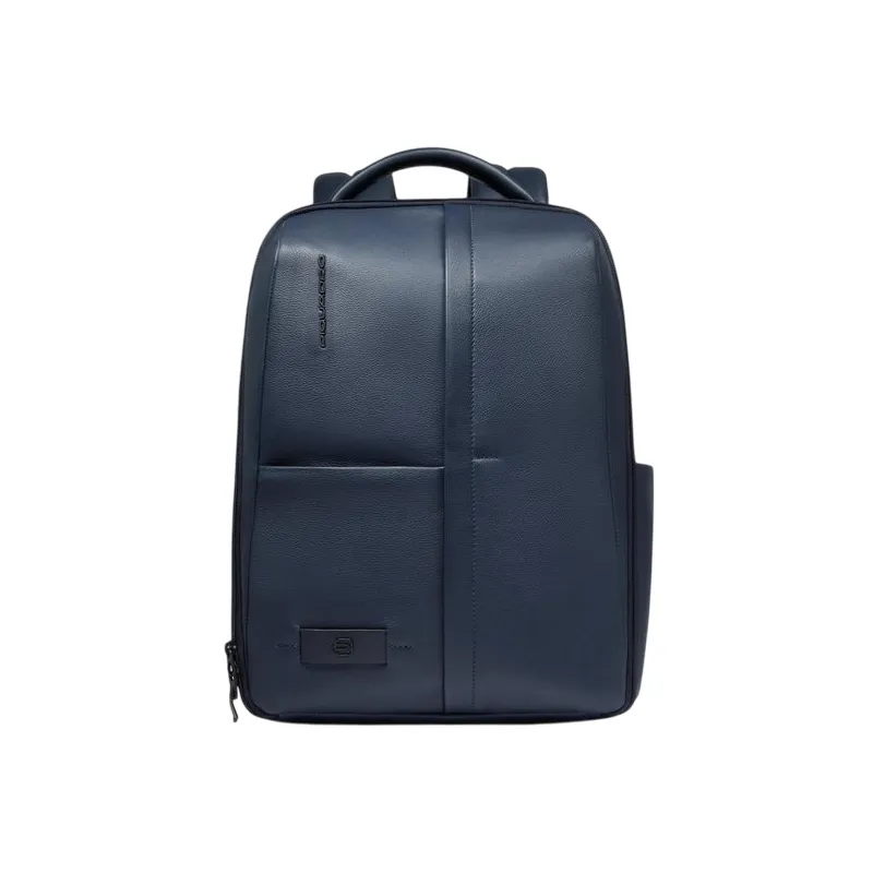 Piquadro Russel Leather 14" Laptop Backpack with RFID &...