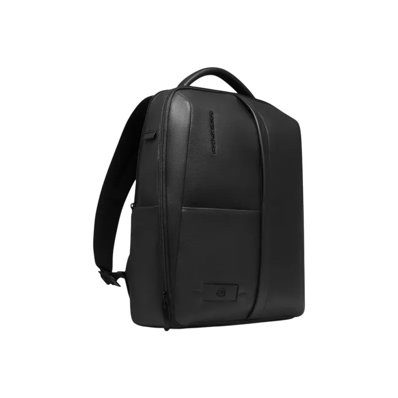 Piquadro Russel 14" Laptopfach-Rucksack aus Leder mit... 2