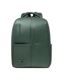 Piquadro Russel 14" Laptopfach-Rucksack aus Leder mit RFID, Anti-Diebstahl, grün
