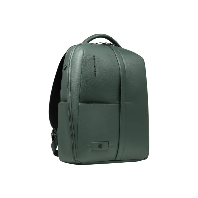Piquadro Russel 14" Laptopfach-Rucksack aus Leder mit... 2