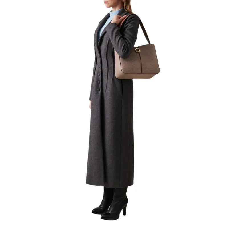 Borbonese Tulip Schultertasche aus OP-Canvas und Leder,... 2