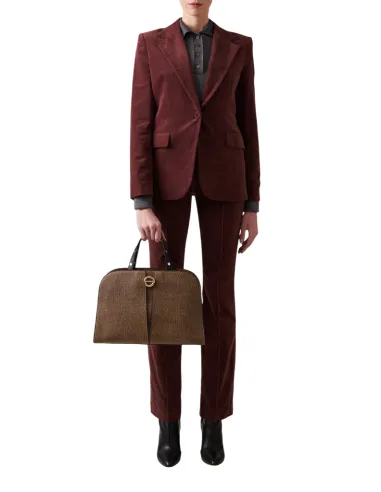 Borbonese Tulip Handbag in OP Coated...