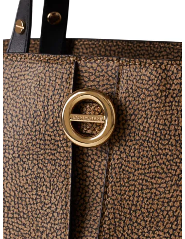 Borbonese Tulip Handbag in OP Coated...