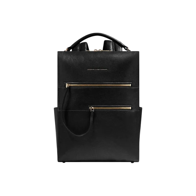 Piquadro Patricia Women's Leather Backpack with 14"...