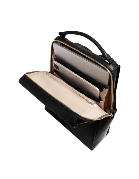 Zaino donna porta pc e porta iPad® in pelle Piquadro Patricia, nero