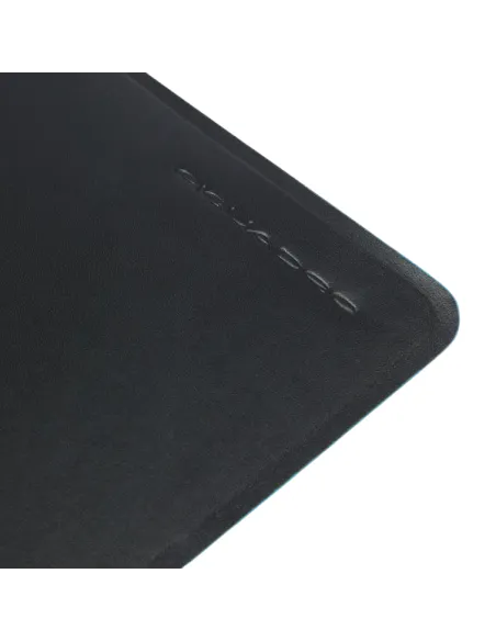 Piquadro Leather Desk Pad, Elegant Office Accessory, black