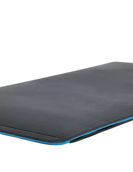 Piquadro Schreibtischunterlage aus Leder Schwarz, Elegantes Büroaccessoire