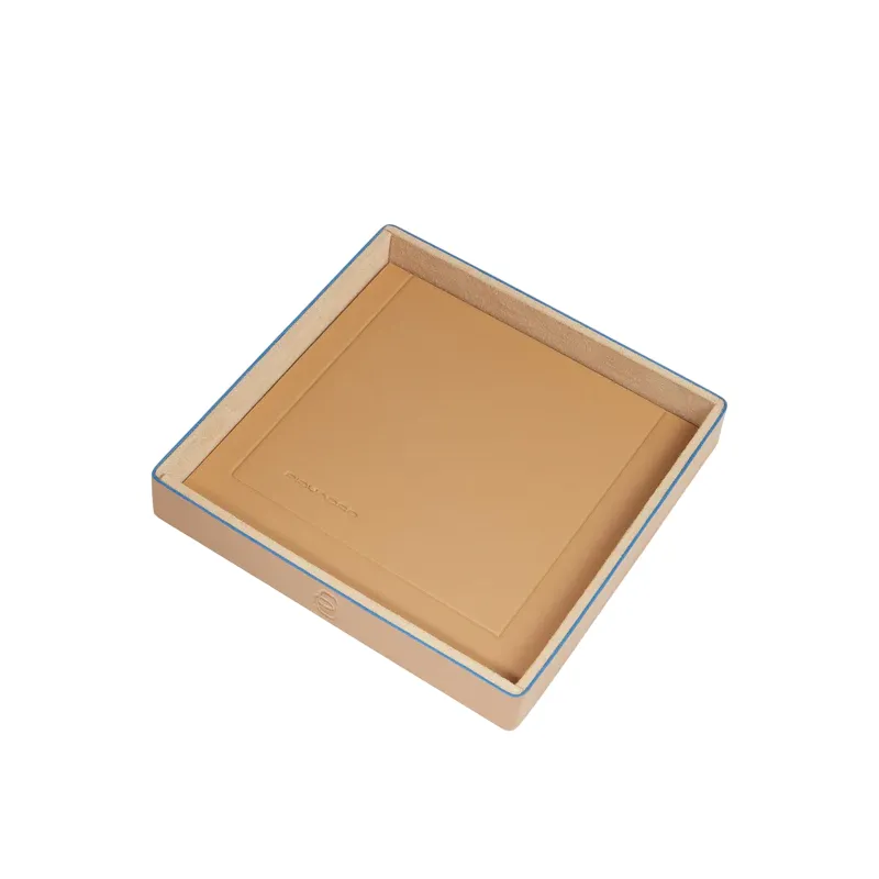 Svuota tasche in pelle Piquadro Atlas, beige 2