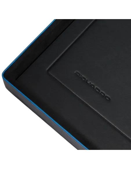 Svuota tasche in pelle Piquadro Atlas, nero