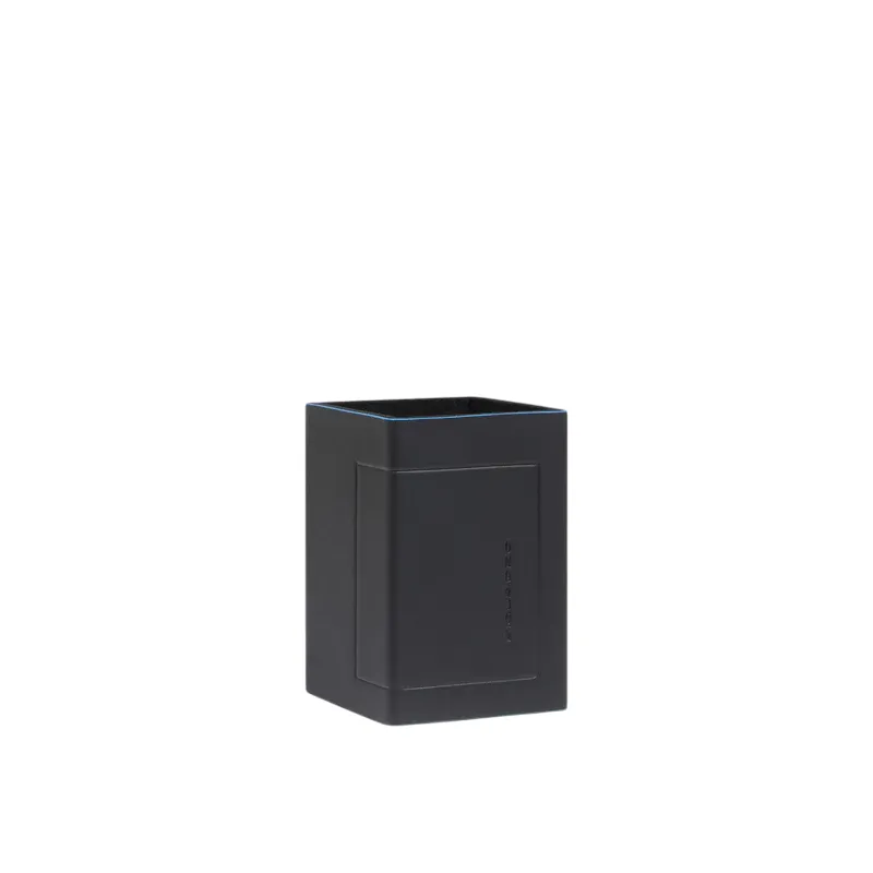 Piquadro Leather Pen Holder, black 2
