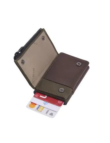 Piquadro Harper Compact Men's Wallet,...
