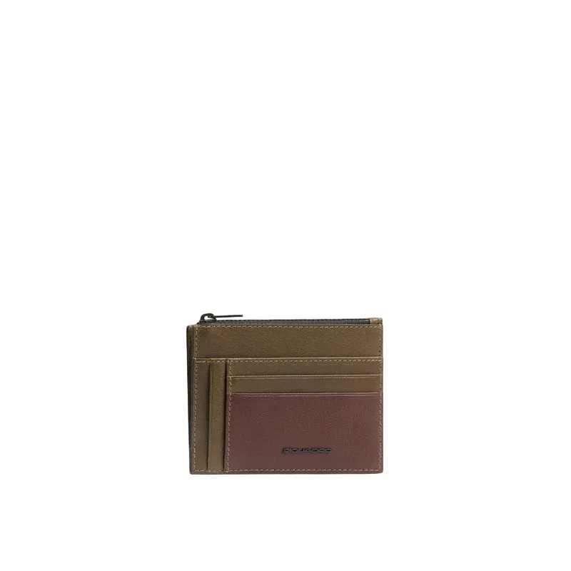 Piquadro Harper Slim Leather Credit Card Holder for Men... 2