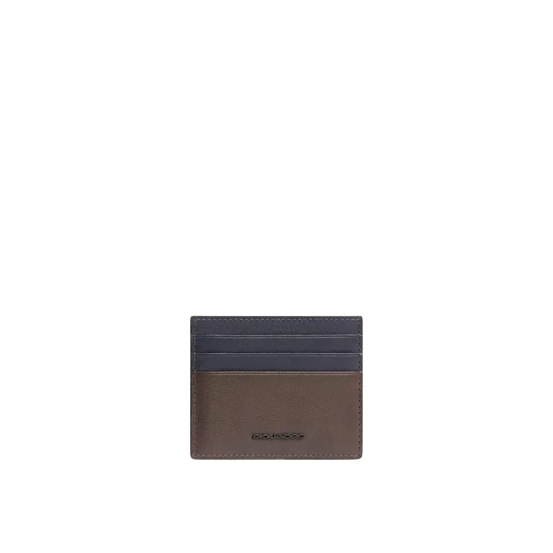 Piquadro Harper Slim Leather Credit Card Holder for Men... 2