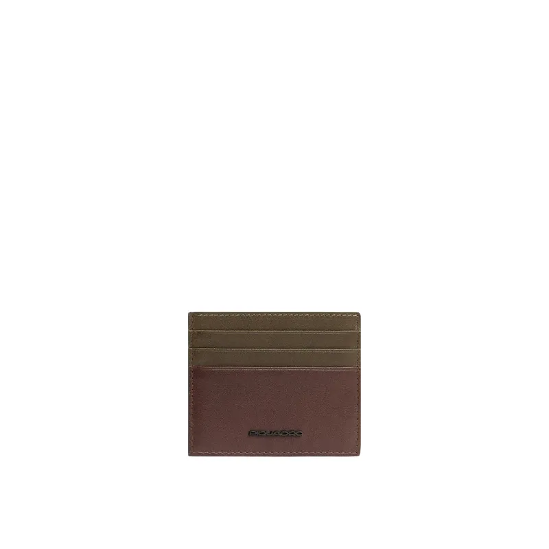 Piquadro Harper Slim Leather Credit Card Holder for Men... 2